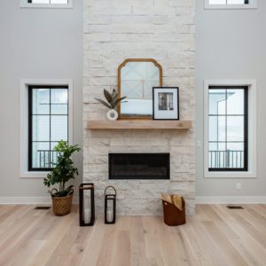 Vantage30 White Elm Fireplace