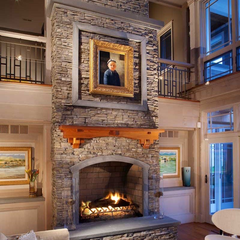 Nantucket Stacked Stone I Xl Building, What Is A Stacked Stone Fireplace