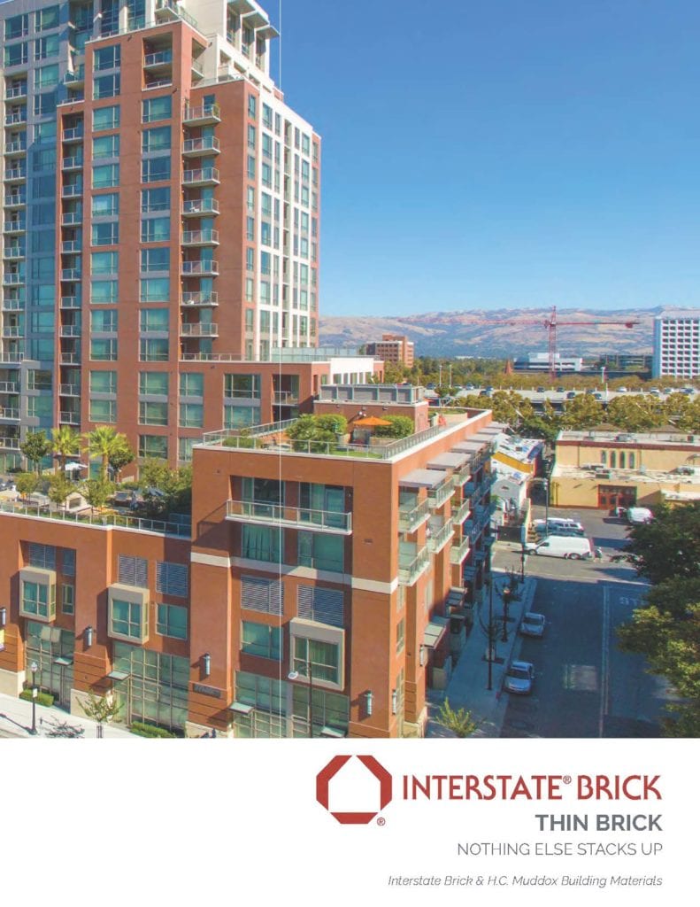 Interstate Brick Thin Brick Brochure